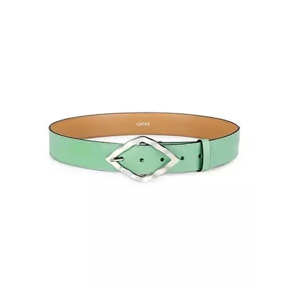 GANNI Diamond Belt in Peapod green XS / S - Picture 1 of 6